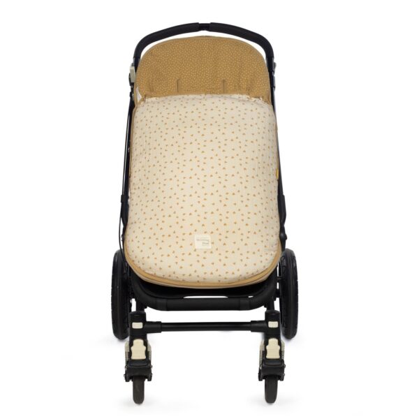 SACO SILLA POPPY ENTRETIEMPO CORAZONES POPPY CANELA